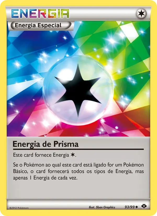 Carta Energia de Prisma, número 93/99 da coleção Próximos Destinos
