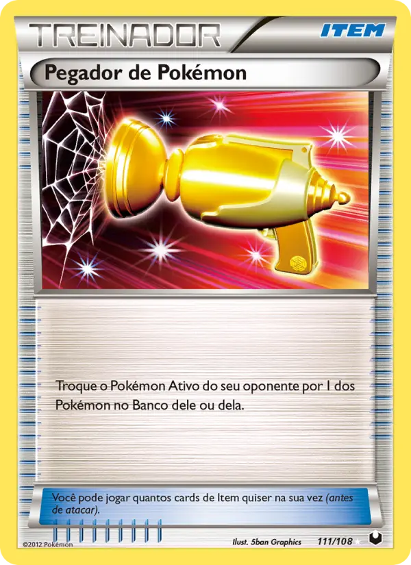 Carta Pegador de Pokémon, número 111/108 da coleção Exploradores da Escuridão