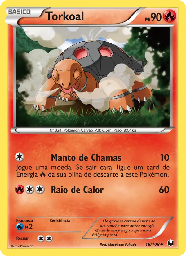 Carta Torkoal, número 18/108 da coleção Exploradores da Escuridão