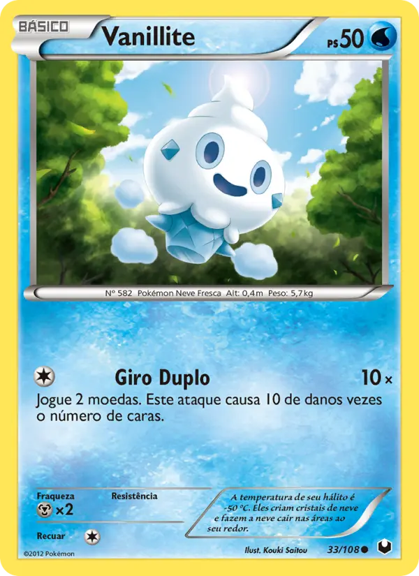 Carta Vanillite, número 33/108 da coleção Exploradores da Escuridão