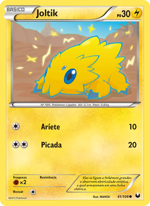 Carta Joltik, número 41/108 da coleção Exploradores da Escuridão