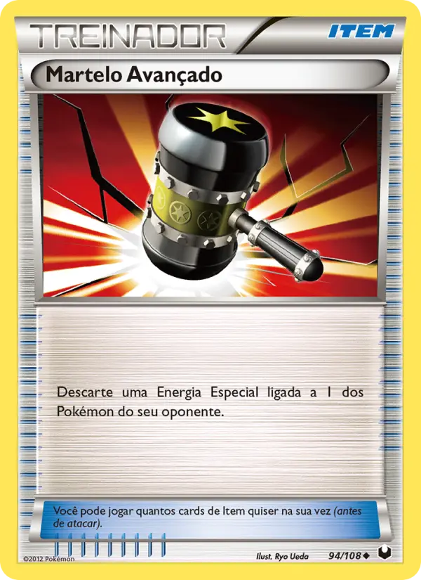 Carta Martelo Avançado, número 94/108 da coleção Exploradores da Escuridão