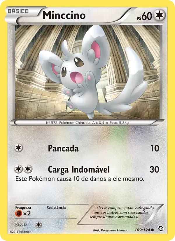 Carta Minccino, número 109/124 da coleção Dragões Enaltecidos