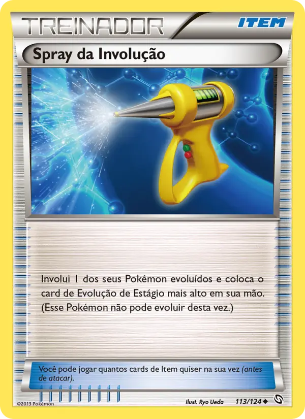 Carta Spray da Involução, número 113/124 da coleção Dragões Enaltecidos