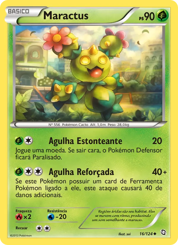 Carta Maractus, número 16/124 da coleção Dragões Enaltecidos