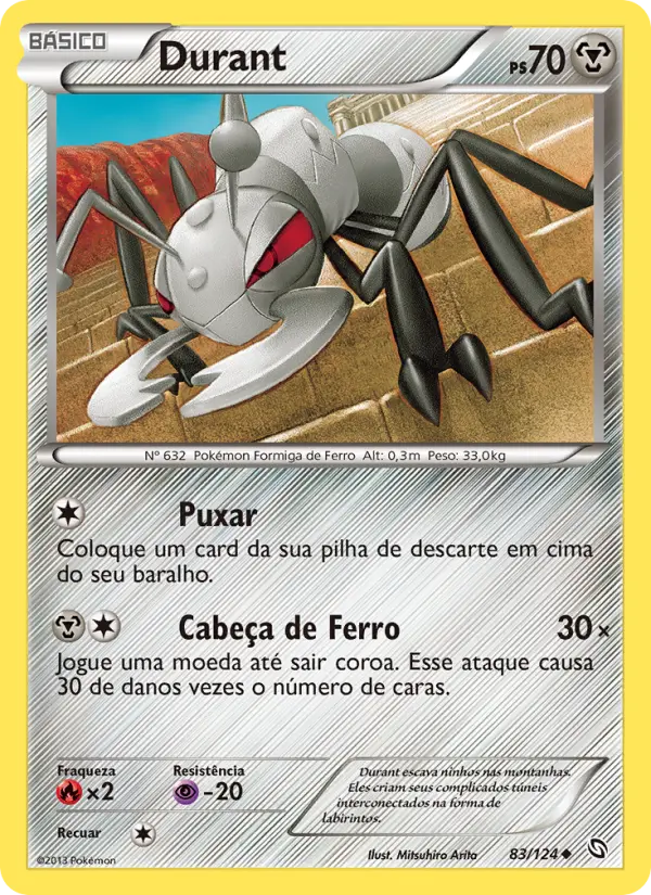 Carta Durant, número 83/124 da coleção Dragões Enaltecidos