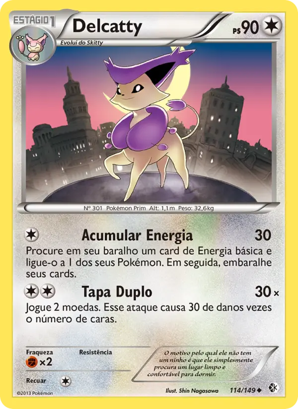 Carta Delcatty, número 114/149 da coleção Fronteiras Cruzadas