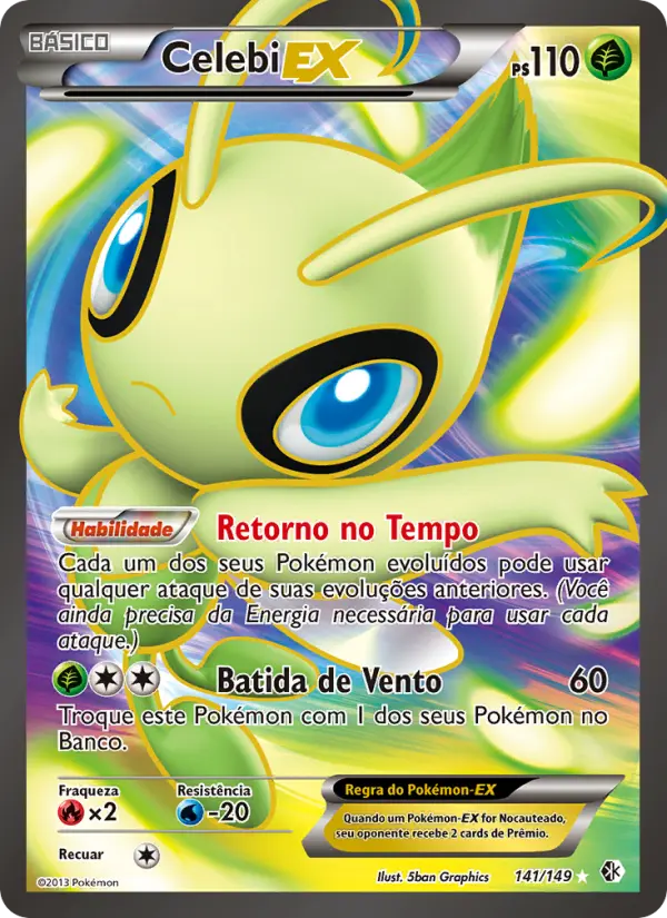 Carta Celebi-EX, número 141/149 da coleção Fronteiras Cruzadas