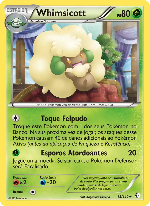 Carta Whimsicott, número 15/149 da coleção Fronteiras Cruzadas