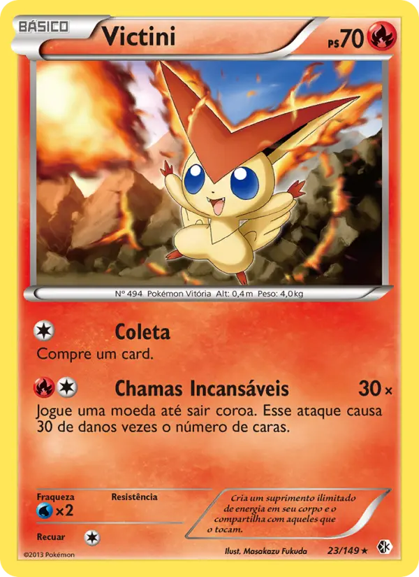 Carta Victini, número 23/149 da coleção Fronteiras Cruzadas