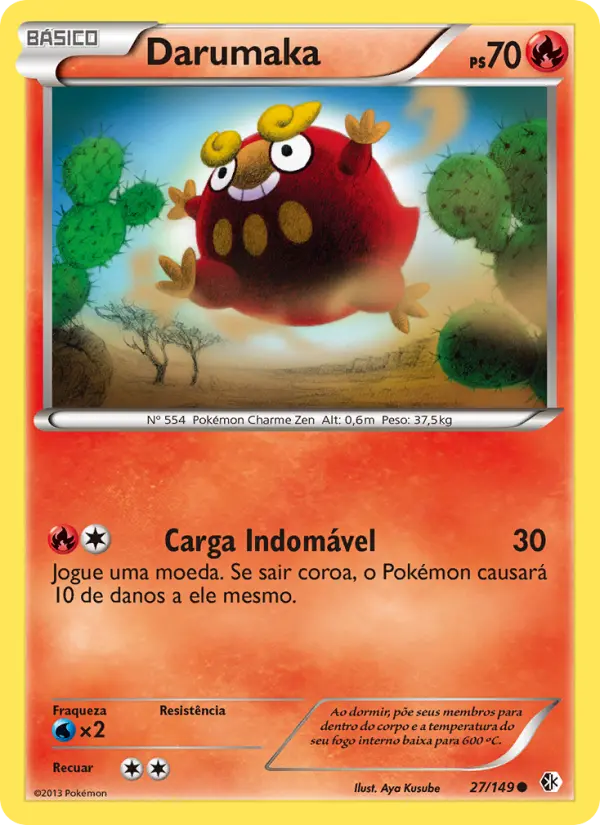 Carta Darumaka, número 27/149 da coleção Fronteiras Cruzadas