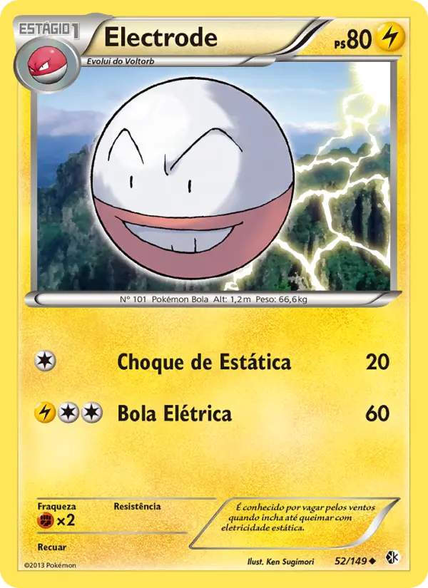Carta Electrode, número 52/149 da coleção Fronteiras Cruzadas