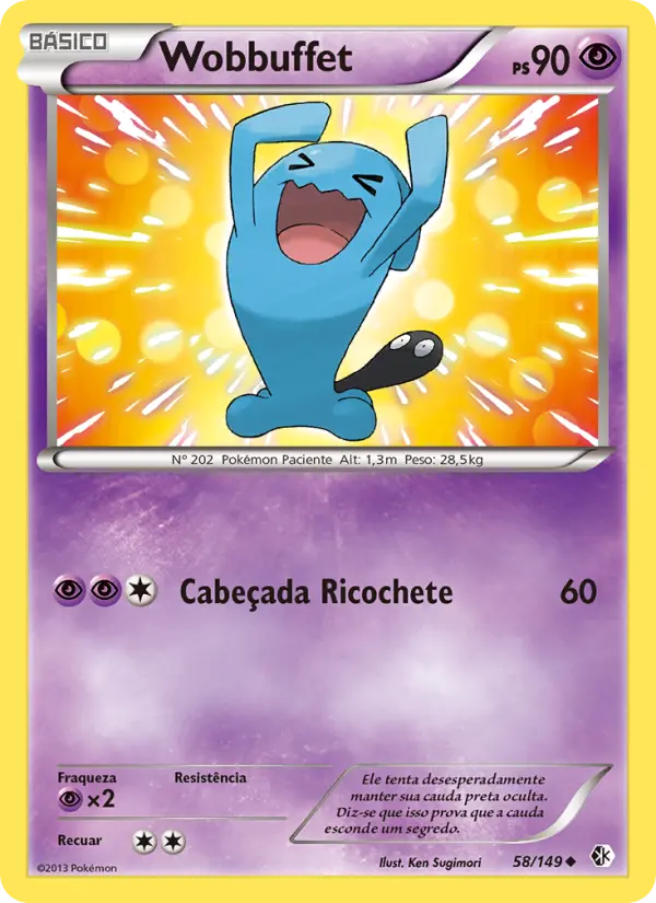 Carta Wobbuffet, número 58/149 da coleção Fronteiras Cruzadas