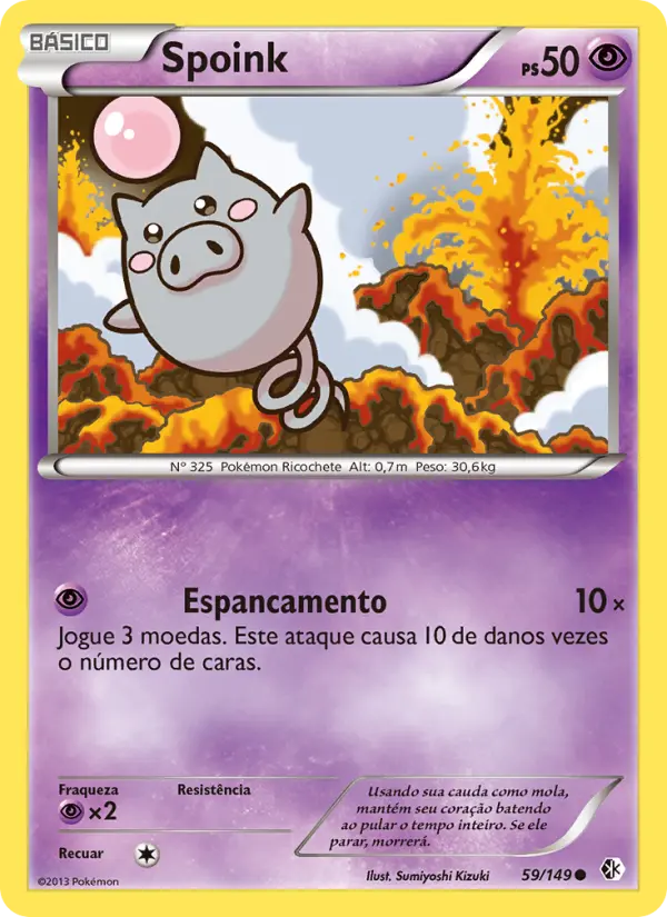 Carta Spoink, número 59/149 da coleção Fronteiras Cruzadas