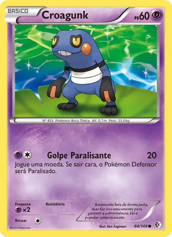 Carta Croagunk, número 64/149 da coleção Fronteiras Cruzadas