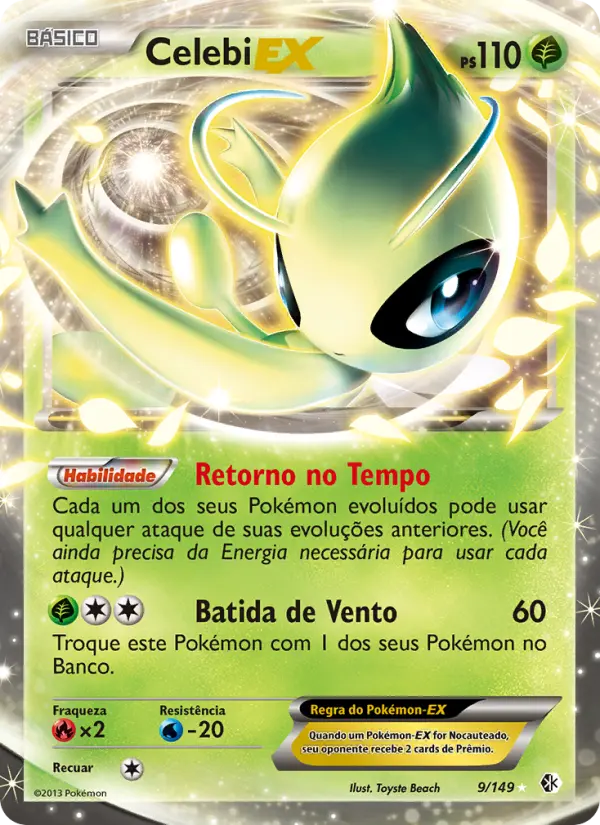 Carta Celebi-EX, número 9/149 da coleção Fronteiras Cruzadas