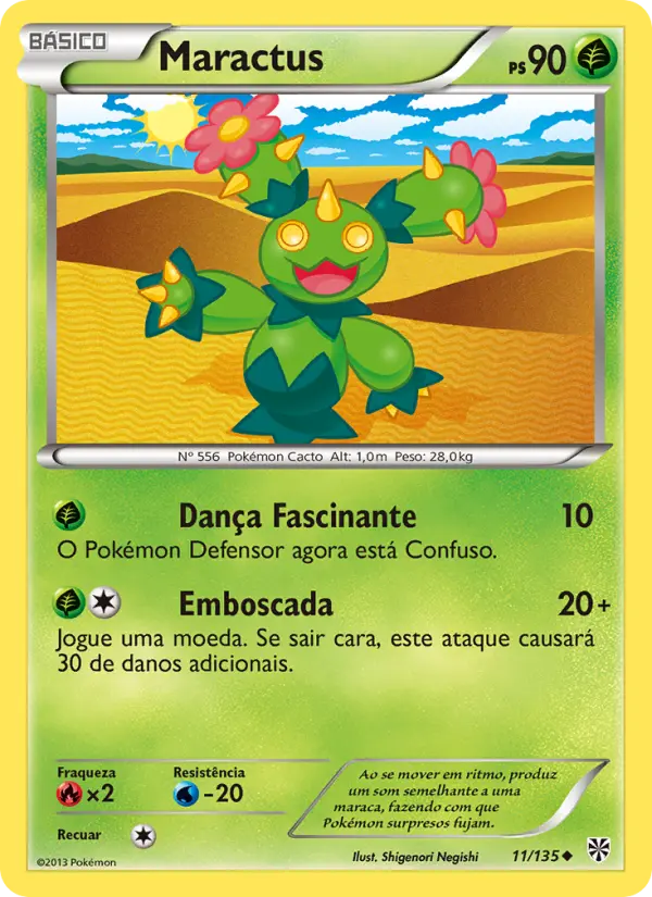 Carta Maractus, número 11/135 da coleção Tempestade de Plasma