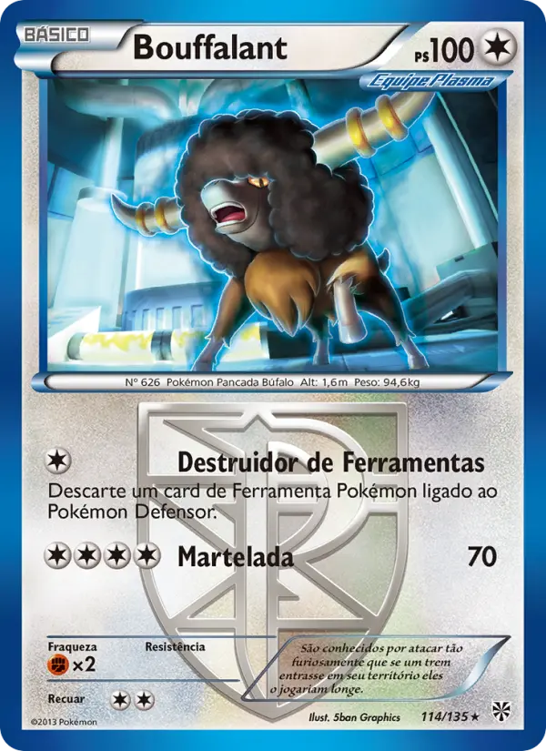 Carta Bouffalant, número 114/135 da coleção Tempestade de Plasma