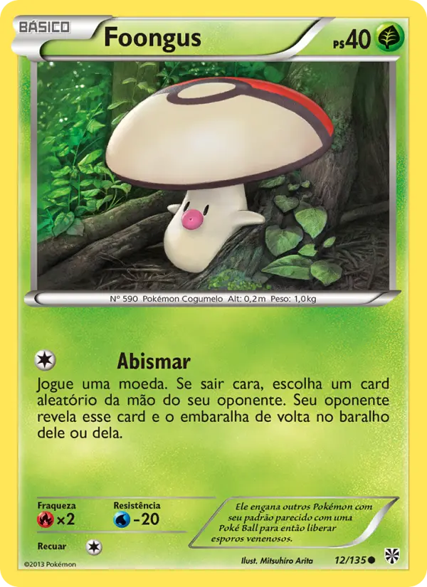 Carta Foongus, número 12/135 da coleção Tempestade de Plasma