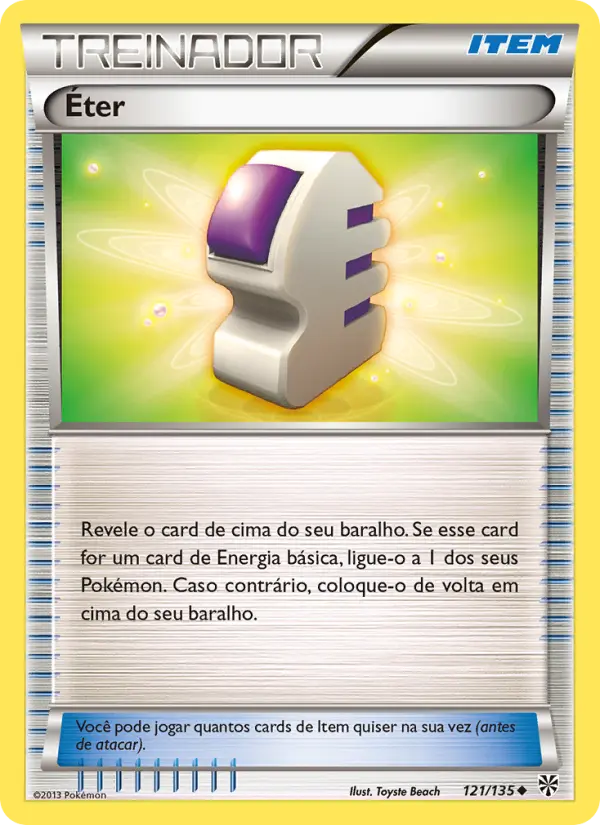 Carta Éter, número 121/135 da coleção Tempestade de Plasma