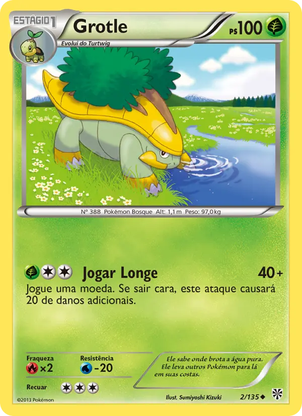 Carta Grotle, número 2/135 da coleção Tempestade de Plasma