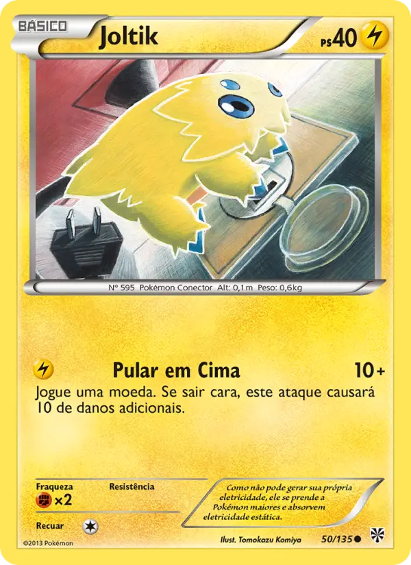 Carta Joltik, número 50/135 da coleção Tempestade de Plasma