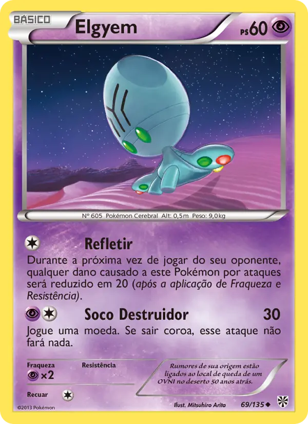 Carta Elgyem, número 69/135 da coleção Tempestade de Plasma