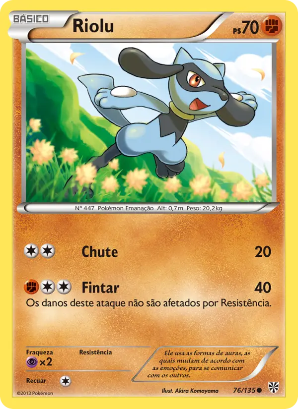 Carta Riolu, número 76/135 da coleção Tempestade de Plasma