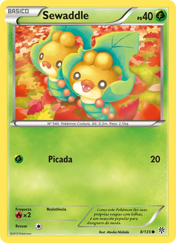 Carta Sewaddle, número 8/135 da coleção Tempestade de Plasma