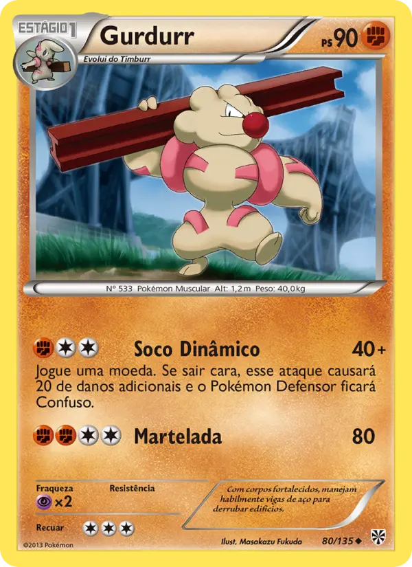 Carta Gurdurr, número 80/135 da coleção Tempestade de Plasma