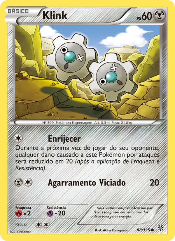 Carta Klink, número 88/135 da coleção Tempestade de Plasma
