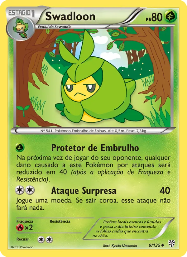 Carta Swadloon, número 9/135 da coleção Tempestade de Plasma