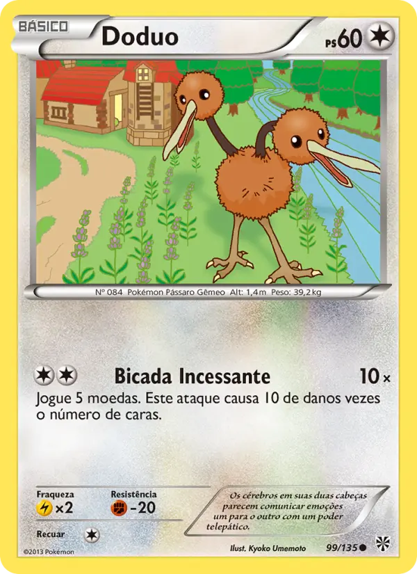 Carta Doduo, número 99/135 da coleção Tempestade de Plasma