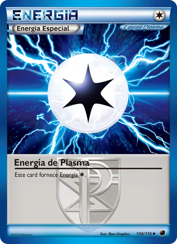 Carta Energia de Plasma, número 106/116 da coleção Congelamento de Plasma