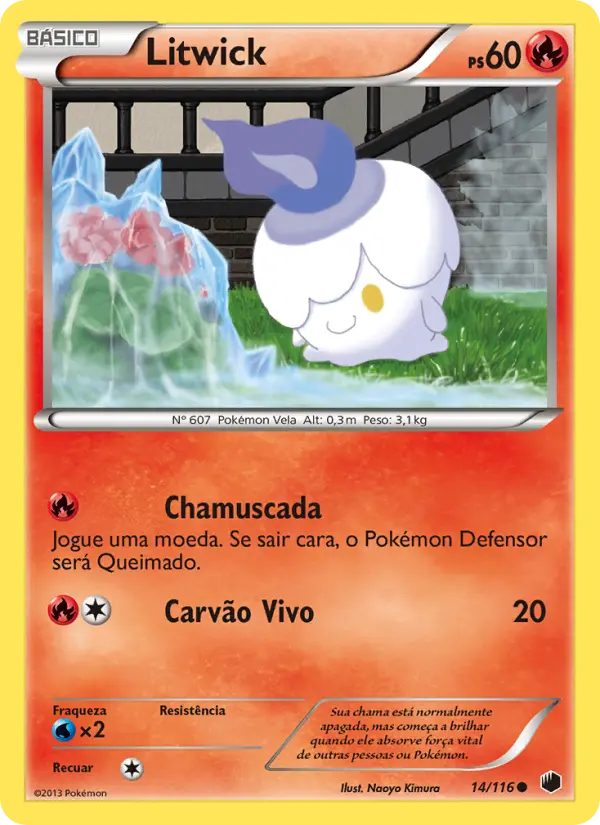 Carta Litwick, número 14/116 da coleção Congelamento de Plasma