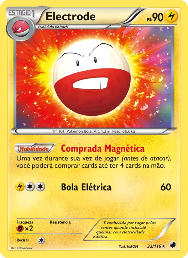 Carta Electrode, número 33/116 da coleção Congelamento de Plasma