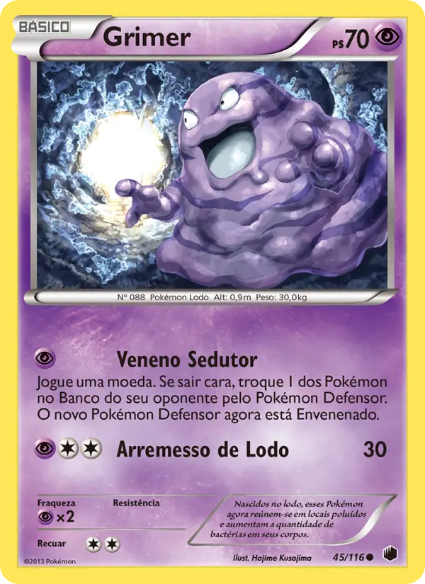 Carta Grimer, número 45/116 da coleção Congelamento de Plasma