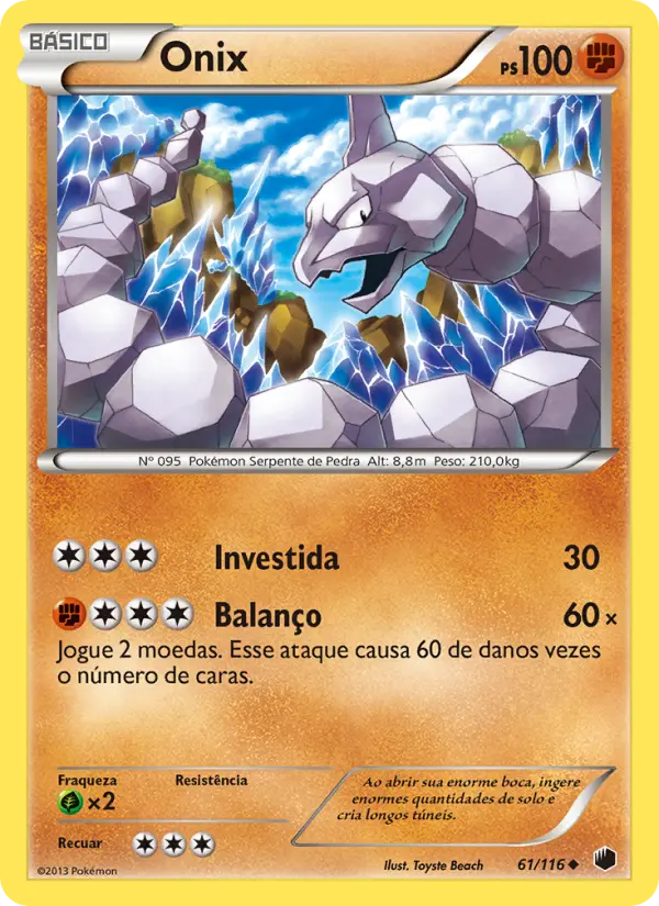 Carta Onix, número 61/116 da coleção Congelamento de Plasma
