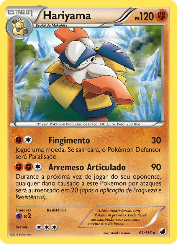 Carta Hariyama, número 63/116 da coleção Congelamento de Plasma
