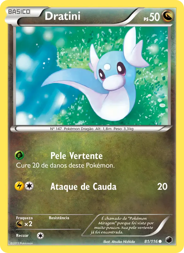 Carta Dratini, número 81/116 da coleção Congelamento de Plasma