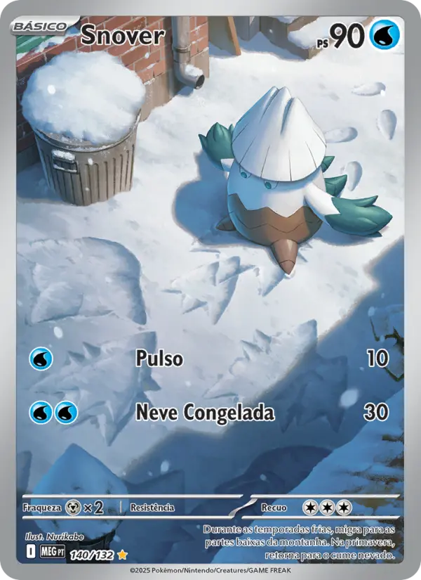 Carta Snover, número 140/132 da coleção Megaevolução