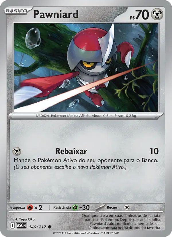 Carta Pawniard, número 146/217 da coleção Heróis Excelsos