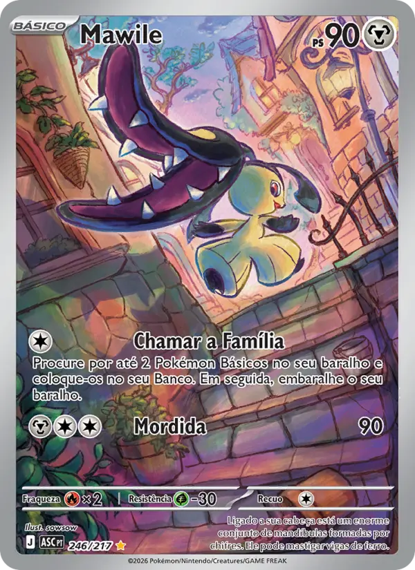 Carta Mawile, número 246/217 da coleção Heróis Excelsos