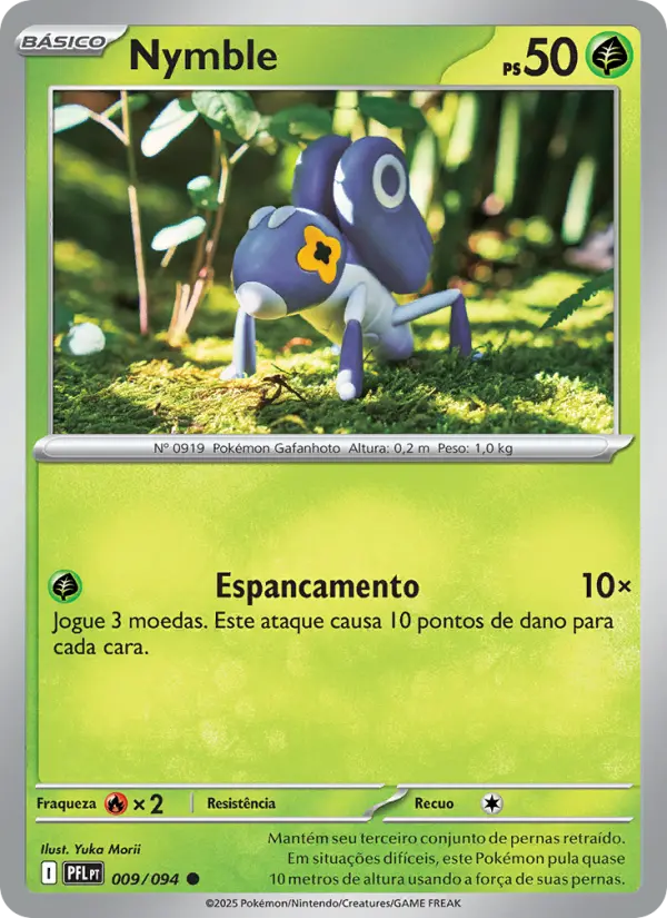 Carta Nymble, número 009/94 da coleção Fogo Fantasmagórico