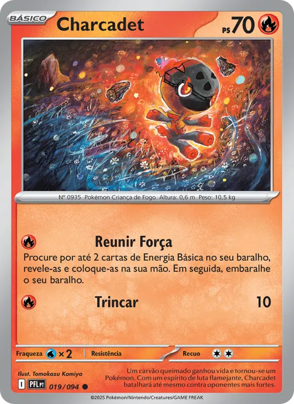 Carta Charcadet, número 019/94 da coleção Fogo Fantasmagórico