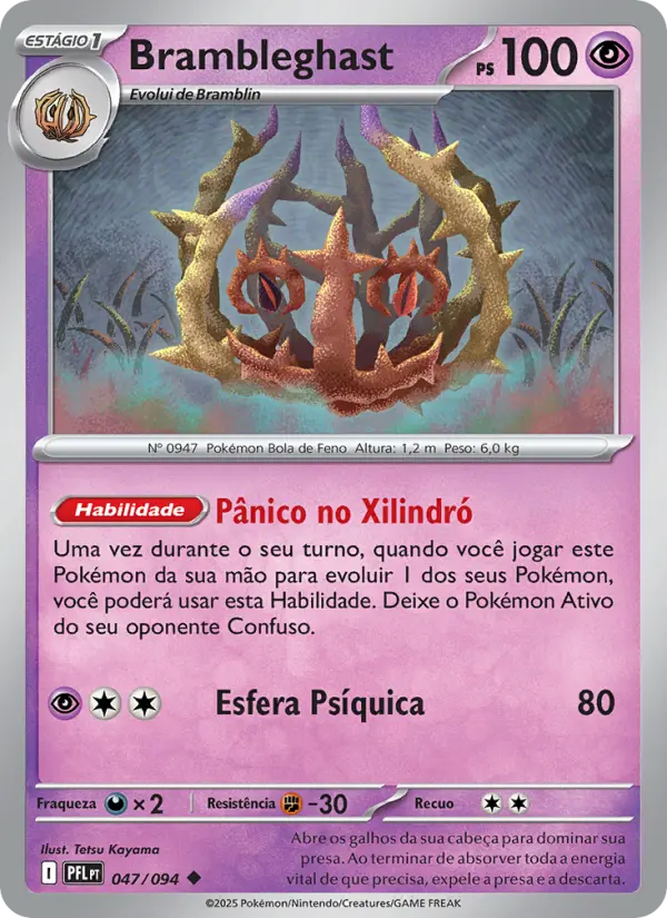 Carta Brambleghast, número 047/94 da coleção Fogo Fantasmagórico