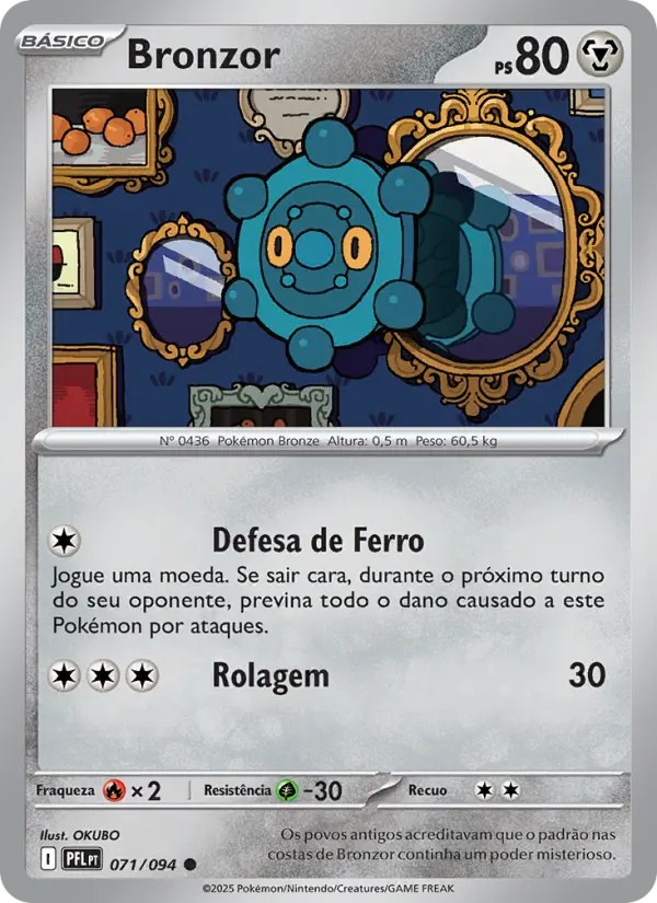 Carta Bronzor, número 071/94 da coleção Fogo Fantasmagórico