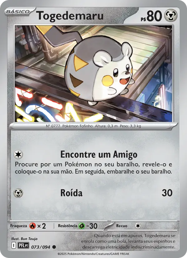 Carta Togedemaru, número 073/94 da coleção Fogo Fantasmagórico
