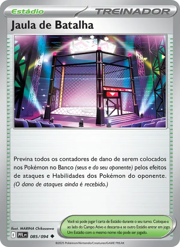 Carta Jaula de Batalha, número 085/94 da coleção Fogo Fantasmagórico