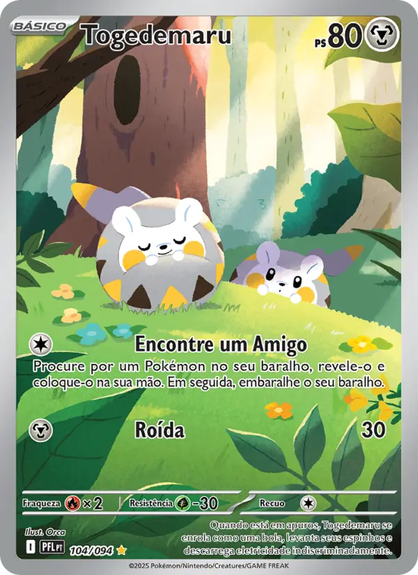 Carta Togedemaru, número 104/94 da coleção Fogo Fantasmagórico